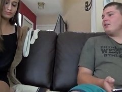 Fat Nerd With Small Cock Cums Accidentally In Her Roommate
